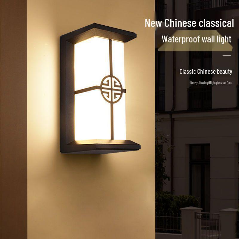 Waterproof LED Outdoor Wall Light for Staircase, Terrace, Corridor, Garden, Villa, or Aisle.