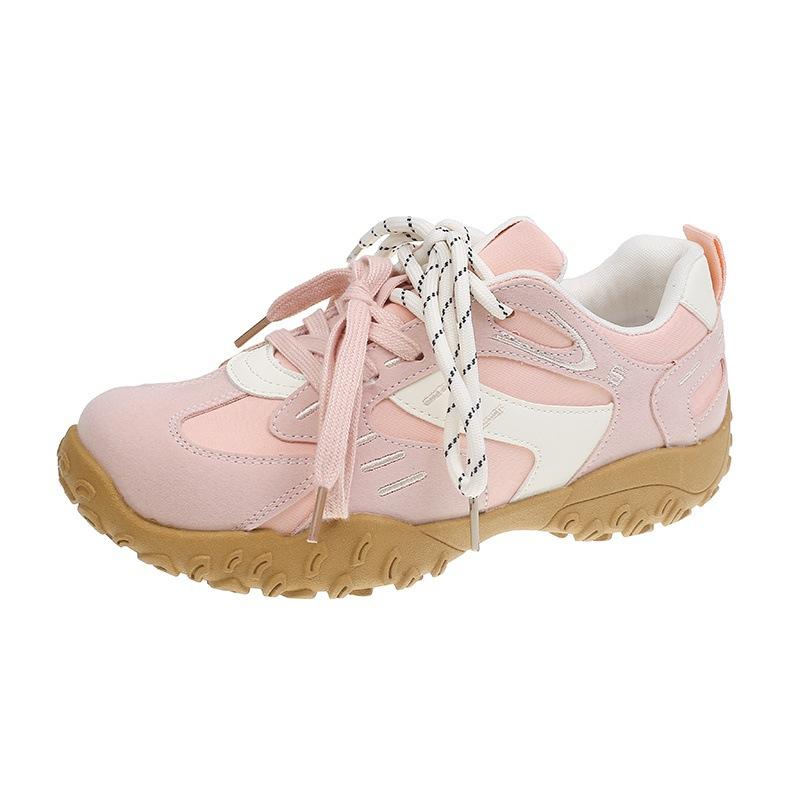 

Dexun shoes women s 2025 spring retro soft leather new versatile mesh breathable thick-soled Forrest Gump shoes casual sports shoes 40