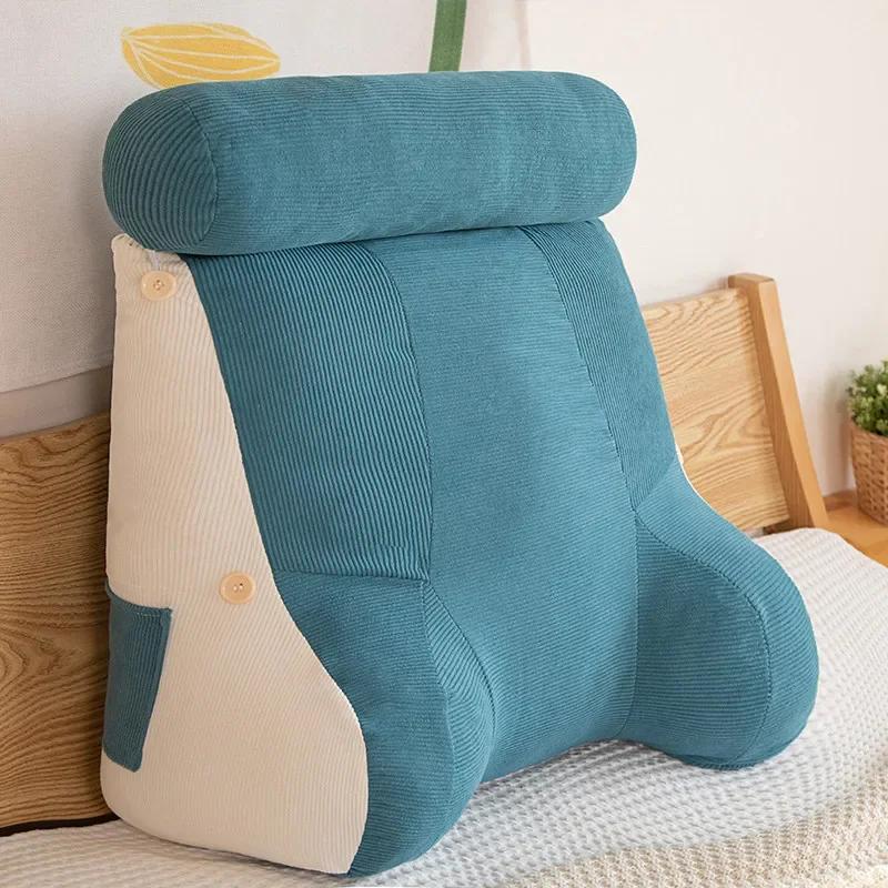 

Летняя новая вельветовая подушка Cool Cushion Waistrest Full Fit Large Backrest Многофункциональная однотонная цветная подушка Cool Cushion Waistrest 60x30x50cm