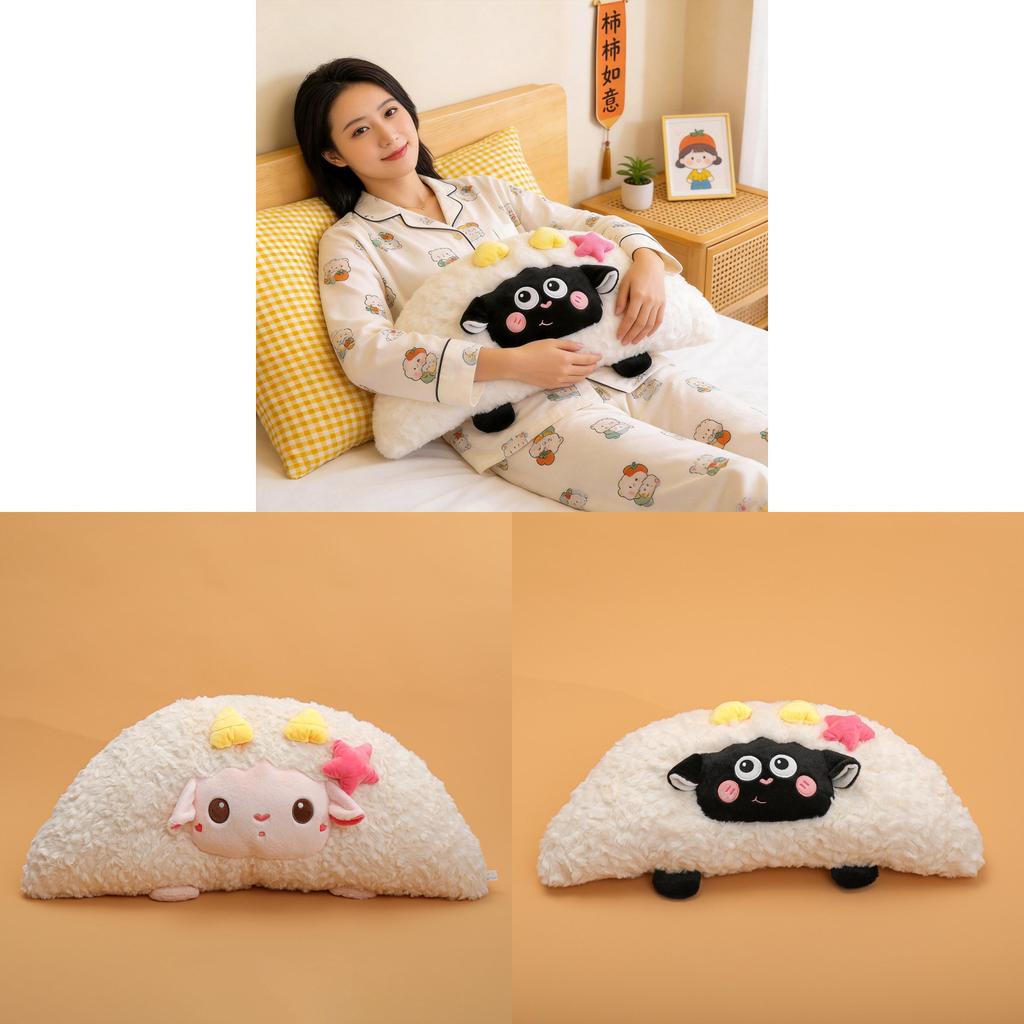 Sheep Plush For Girls Sleep Comfort For Lounge Couch Bed Support