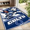 Indianapolis Colts Mascot Art Carpet Rug Soft Washable Anti Slip Home Living Room Sofa Mats Personalized Christmas Rug