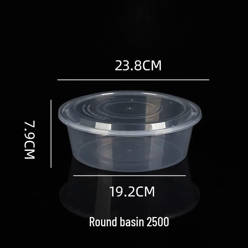 Disposable Round Takeaway Food Containers