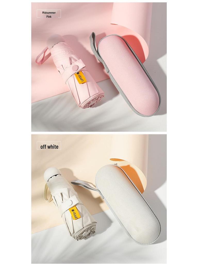 50% Off Women's UV Protection Folding Sunshade Umbrella - Ultralight, Rain or Shine