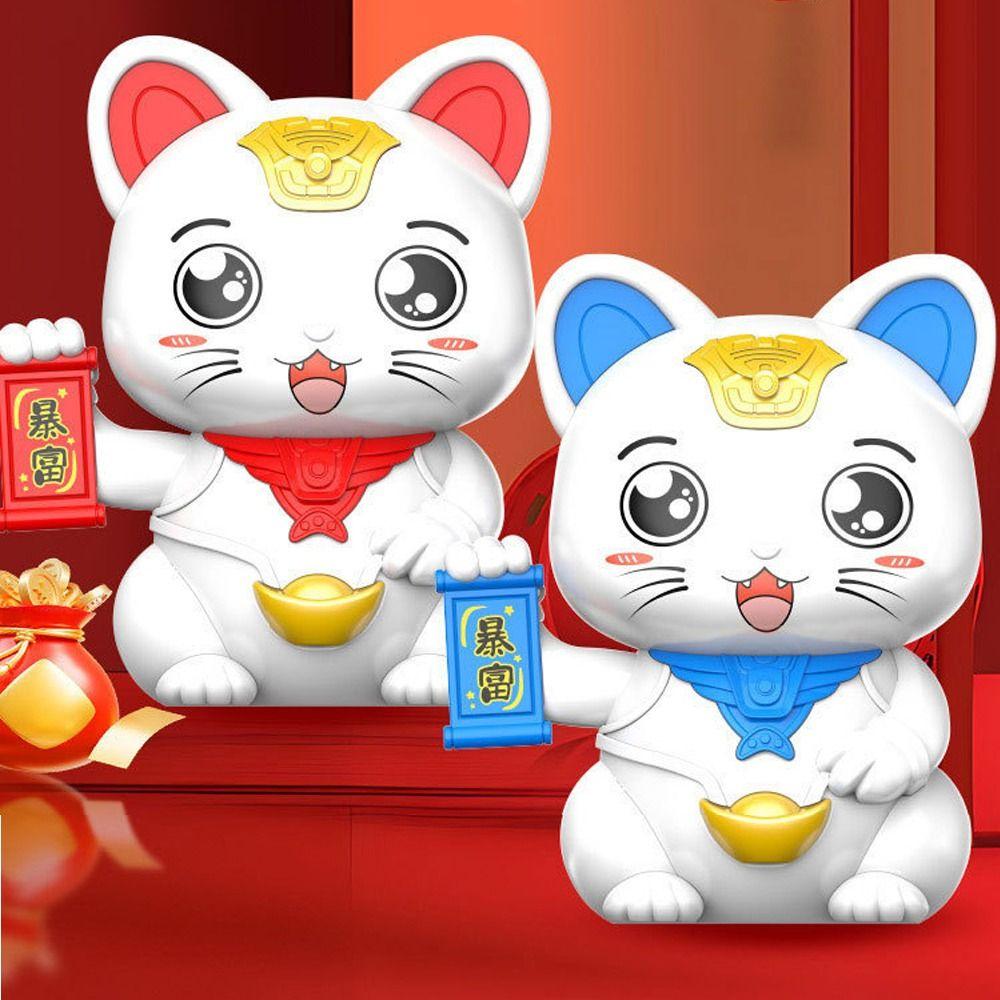 Large Capacity Lucky Cat Piggy Bank Animal Coin Saving Box Ornaments Lucky Cat Money Jar  Gifts