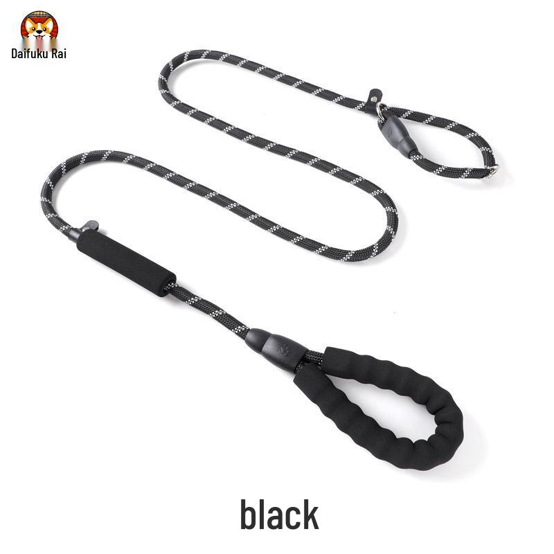 

Anti-Bursting P Rope Chain Dog Leash for Training Small, Medium, and Large Breeds: Malinois, Kujikan, Golden Retriever S/Small Dogs (up to 20 lbs, 0.8cm diameter)