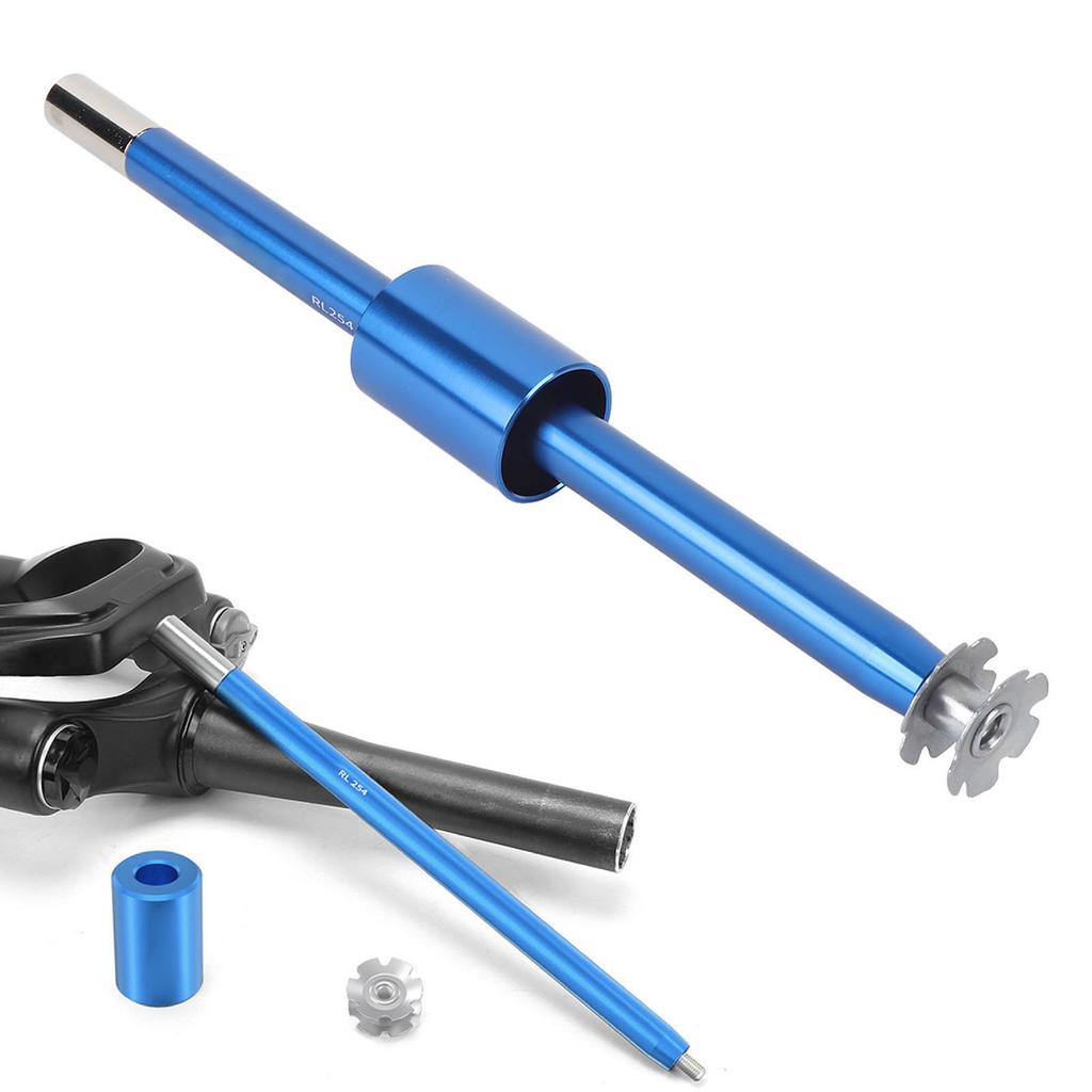 Cycle Fork Star Nut Setting Tool Alloy Front Fork Headset Driver DIY Star Nut Install Tool with Scre