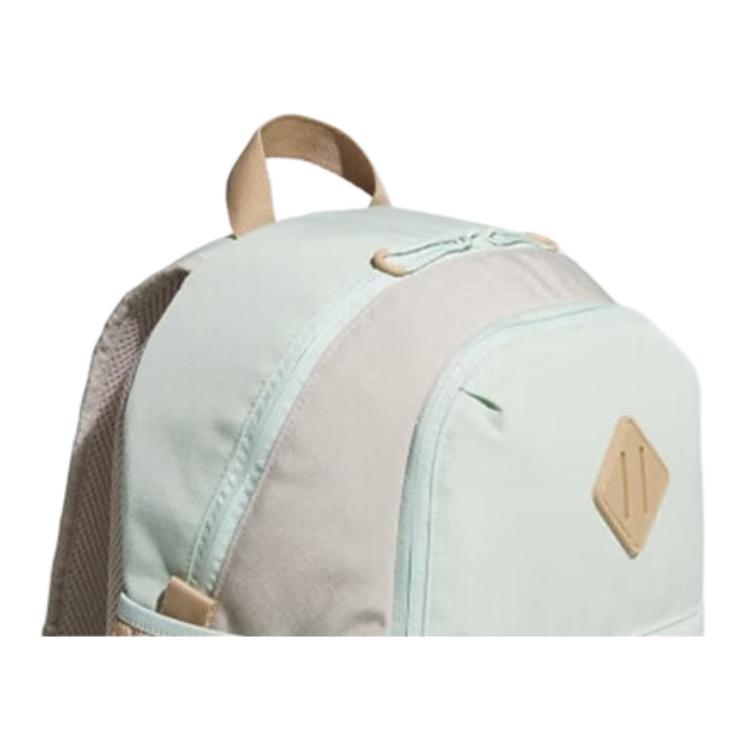 Adidas Fashion Simple Large Capacity Polyester Backpack Small Unisex Backpacks Light-Green JL8431