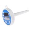 Solar Floating Thermometer IPX8 Waterproof LCD Screen Temperature Gauge for Hot Tub Swimming Pool Aquarium Tank