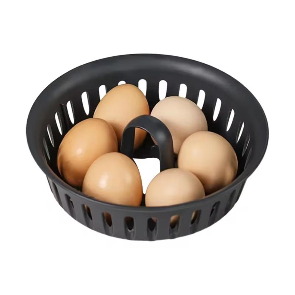 

2 in 1 Eggs Boiler Basket 4 Grids Egg Holder Dishwasher Safe Egg Poacher Pizza