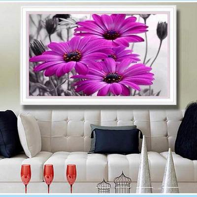 Diamont Painting Flowers Diamond Art Painting Needlework Diamond Painting Full Drill