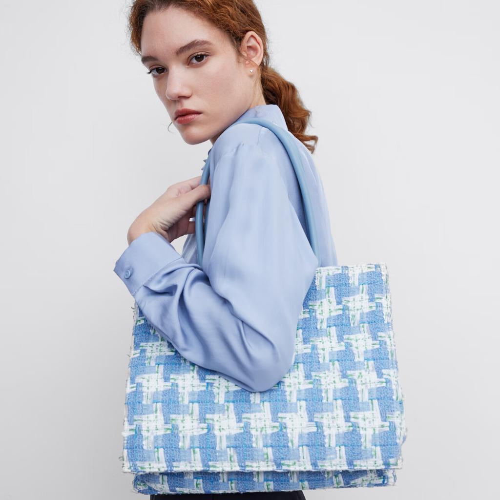 バッグ LIDNM LIGHT TWEED SHOPPING TOTE LIDNM（リドム）の「LIGHT