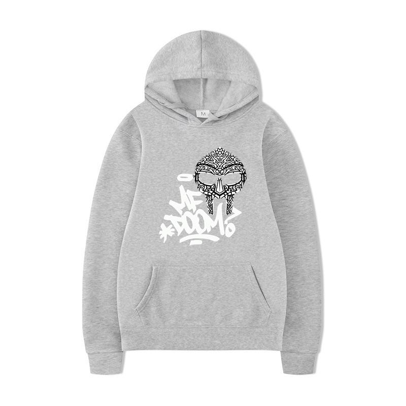 ME DOOM Printed Men's Autumn and Winter New Hoodie Brand Hoody Clothes Vintage Fashion Long Sleeve Pullovers