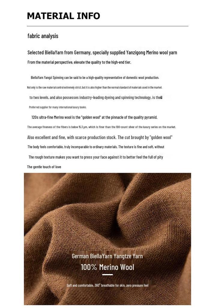 Yangzi Yarn Slim-Fit Women's Wool Cardigan - Lightweight, Long-Sleeve, Round Neck, Perfect for Spring/Autumn