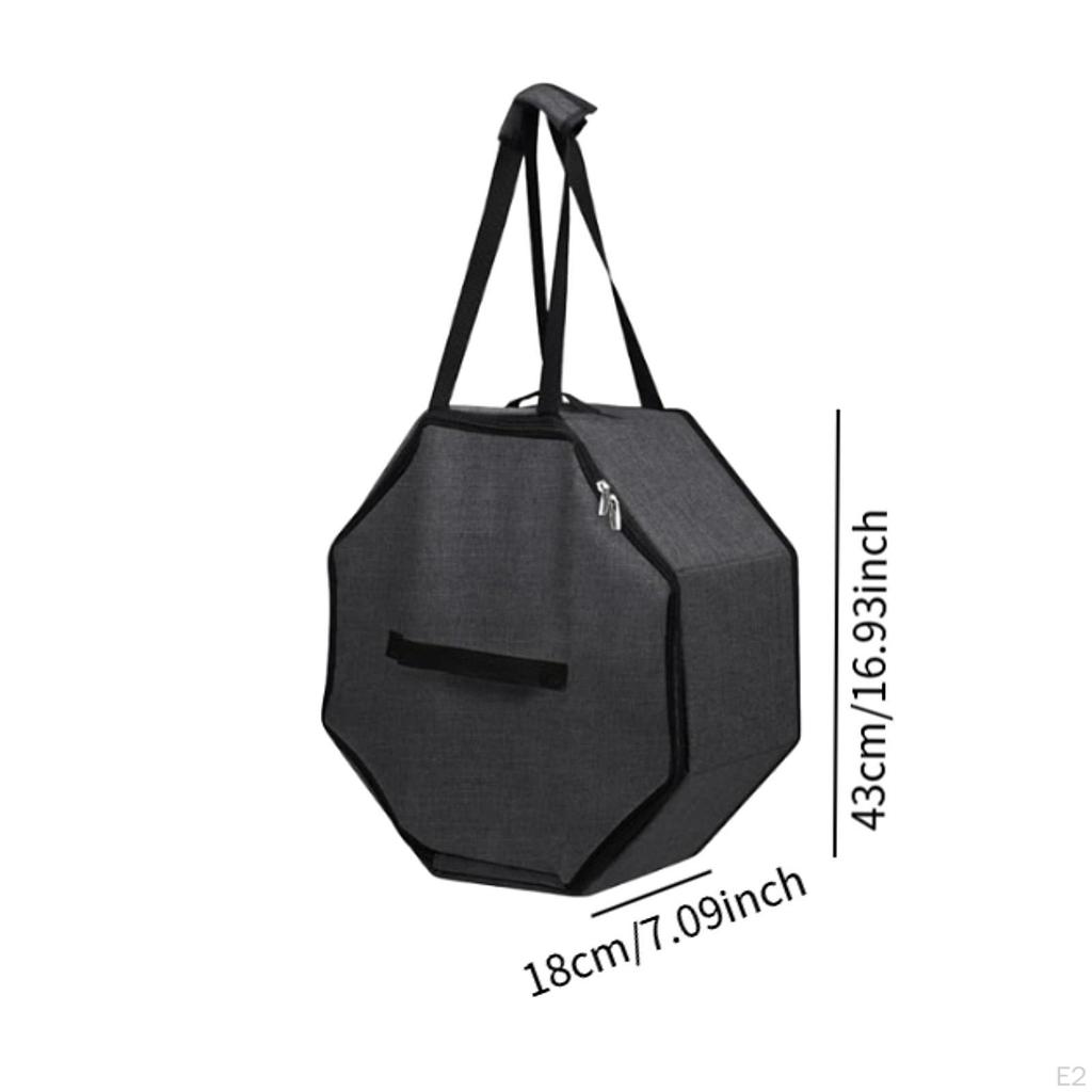 Travel Hat Box Lightweight Carrier Dustproof Bag for Fedoras Bucket Hats