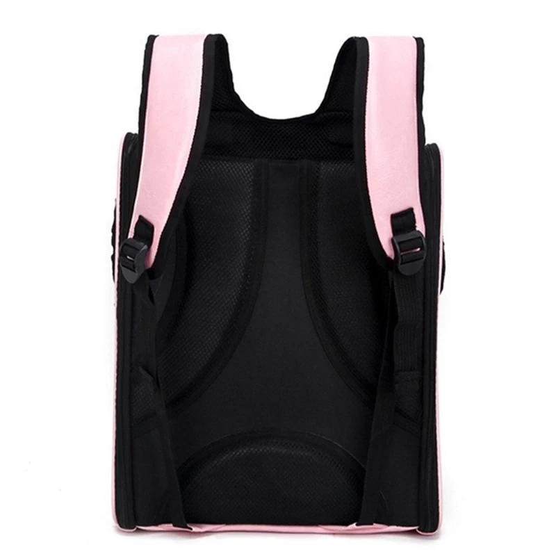 Breathable Backpack Pet Bag Outdoor Parrot Backpack Portable Transparent Bird Transport Bag Travel Luxury Large Space Double Zipper Pet Supplies