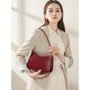 100% Genuine Leather Commuter Women's Baguette Bag 2026 Fashi handbag Underarm Shoulder Bag Female Hobo Bag For Women