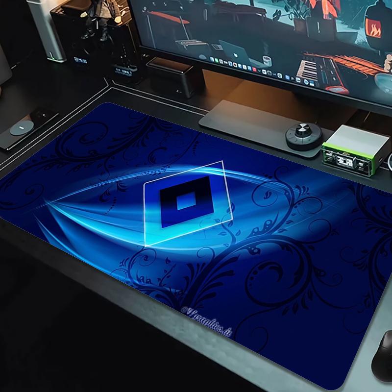 Tapis de Souris Hamburger Sv Grand Coussin de Table de Jeu Antidérapant pour Ordinateur Portable Tablette Grand Tapis de Souris XXL Tapis pour Mini PC avec Bordure Verrouillable