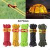 4 Guy Lines Tent Cords Lightweight Camping Rope with Aluminum Guylines Adjuster Tensioner Tarp,