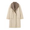 Women's clothing European and American temperament versatile long wear extended fur integrated coat coat on both sides 6318262