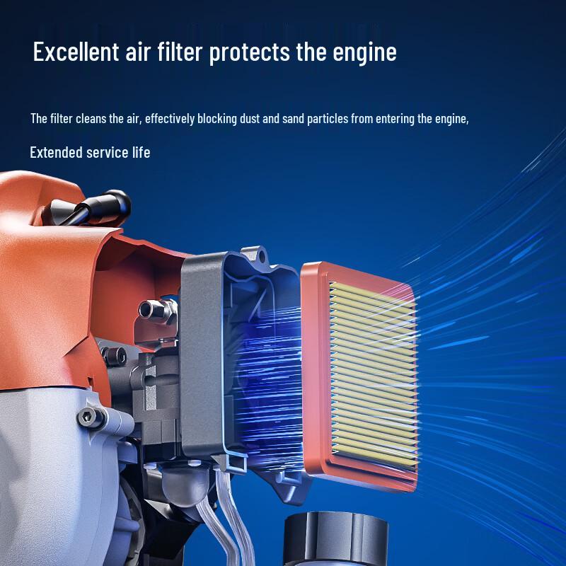 Dongcheng EQCG427-01 2-Stroke Gasoline Brush Cutter CN plug (adapter included)