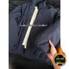 Men's American Style Cotton Flight Jacket: Thickened Autumn/Winter Warm Stand Collar Baseball Outerwear