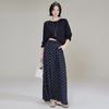 MEIYANG Flowing Philosophy Tencel Silk Blend Long Sleeve T-Shirt