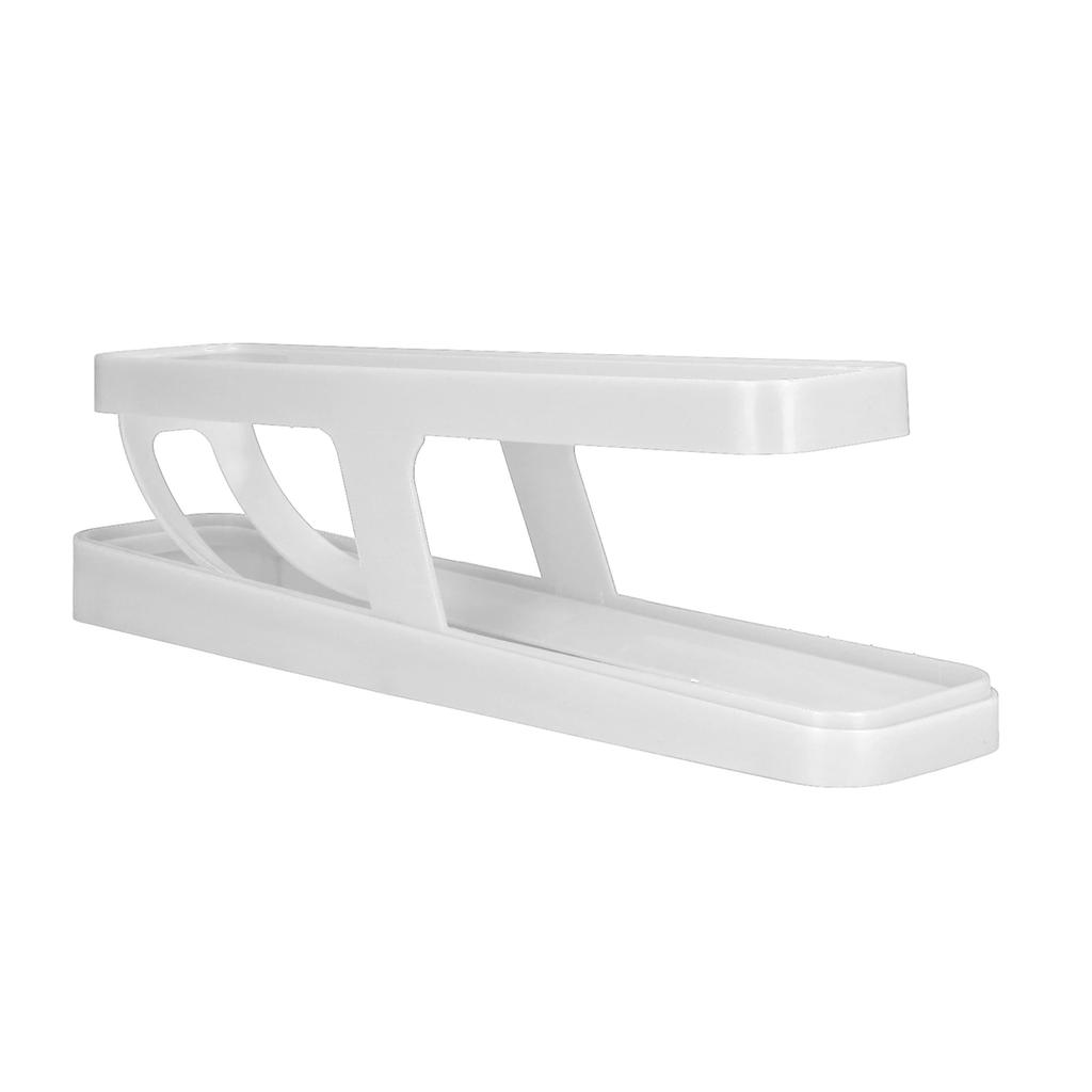 Refrigerator Egg Holder Professional Home Kitchen Countertop 2 Tier Rolling Egg Dispenser Storage