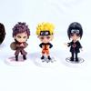 6-12pcs/set Anime Figure Naruto Shippuden Hinata Sasuke Itachi Kakashi Gaara Action Figure Q Version PVC Figures Toys Gift