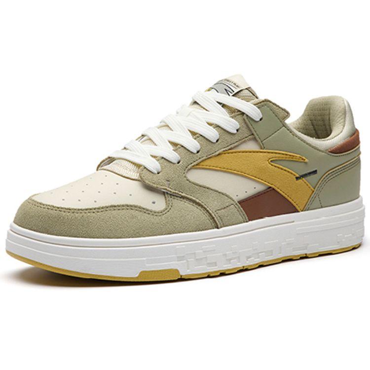 Anta Street Play Low Top Skate Shoes Men Sneakers White Green 112238066-3