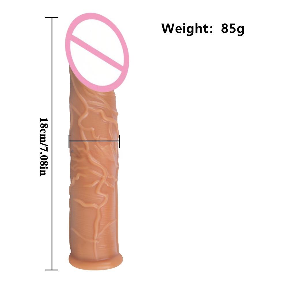 Wolf Tooth Crystal TPE Penis Enlargement & Lengthening Set - Couples' Intimacy Toys