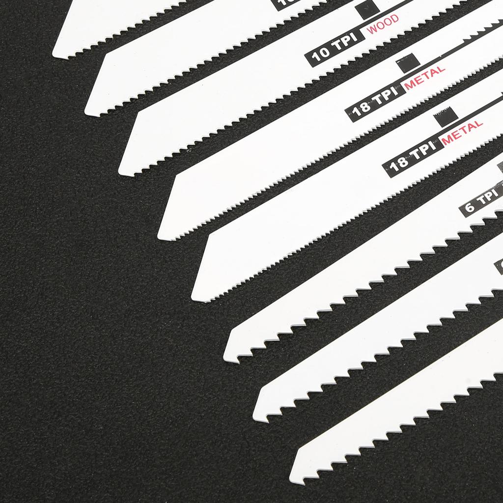 10Pcs Saw Blade HSS Reciprocating Wood Cutting Pruning Diverse Web for Carpentry Tool