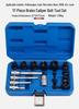17-Piece Brake Caliper Piston Pin Removal Socket Bit Set for Auto Repair