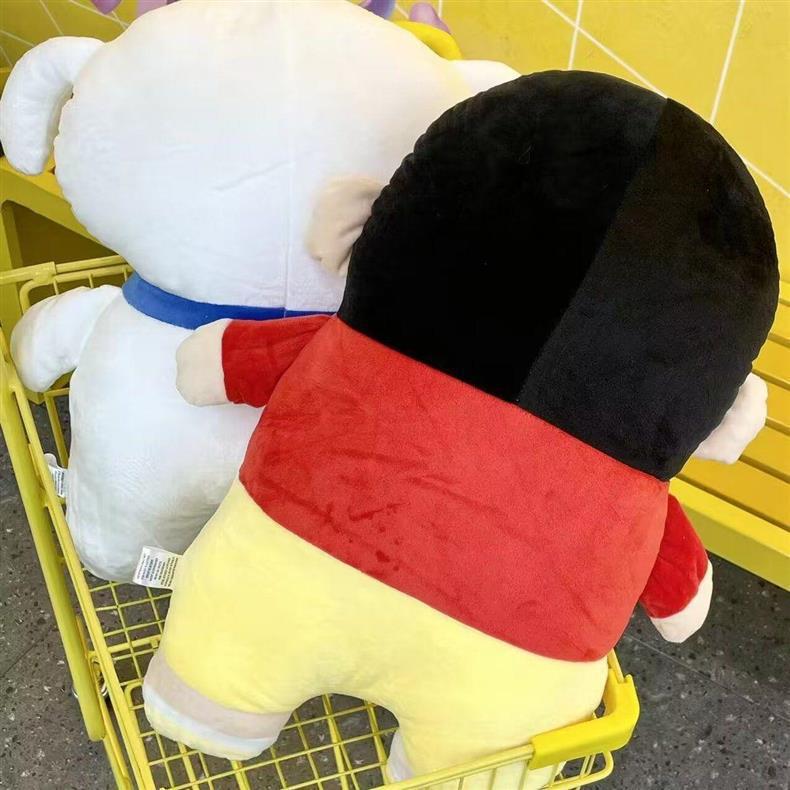 Crayon Shin-chan Pig Plush Doll - Super Soft Anime Cartoon Stuffed Toy & Pillow Gift