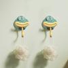 6 Pcs Home Decoration Towel Hanger Self Adhesive Key Holder Creative Ugly Hot Wall Hook  Bathroom