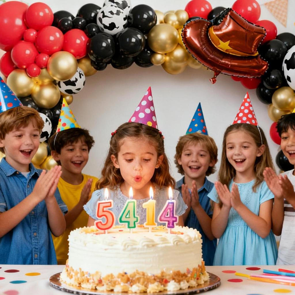 Cowboy Balloon Arch Kit Boot Cowboy Home Decor Decorative Latex Balloons Kit With Ribbon For Birthday Holiday Events Barn Table