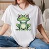 Cartoon Frog Graphic Tee – Unisex Frogcore Shirt