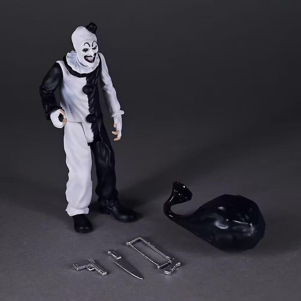 Terrifier Action Figure Terrifier Halloween Day Horror Bloodbath Art The Clown Joker Figures Statue Collection Model Doll Gifts