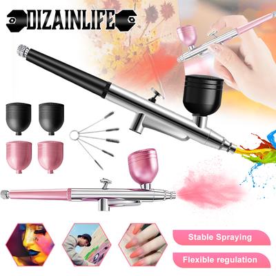Airbrush Nägel Spritzpistole Malerei Mini zum Malen Spritzpistole für Kuchen Tattoo Make-up Sprühpistole Beauty Tintenstrahl Auto Reparatur