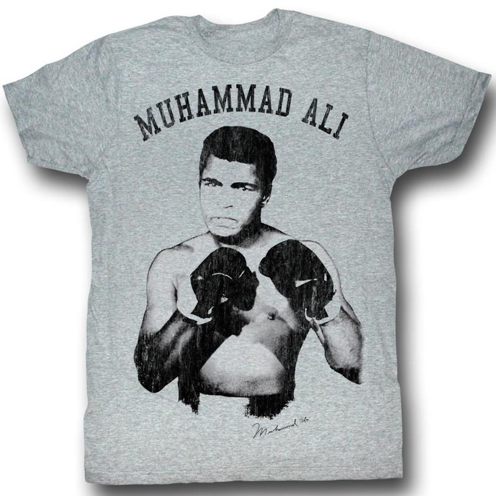 Muhammad Ali Ali! Nough Said Gray Heather Adult T-Shirt M