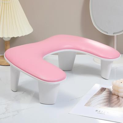 Tragbarer Handhalter, PU-Leder, bequem, Neigungsdesign, abnehmbare Stütze, vielseitiges Nagelpad, parfümfrei, Zubehör zur Nagelpflege