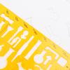 K Resin Drawings Template Ruler For Physical Chemical Instrument Measuring Tool