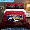 Panthers Ice Hockey 3PCS Bedding set,Ideal for 1pc Duvet Cover And 2pcs Pillowcases Perfect for Fan gift,Ideal for Bedroom, Dormitory