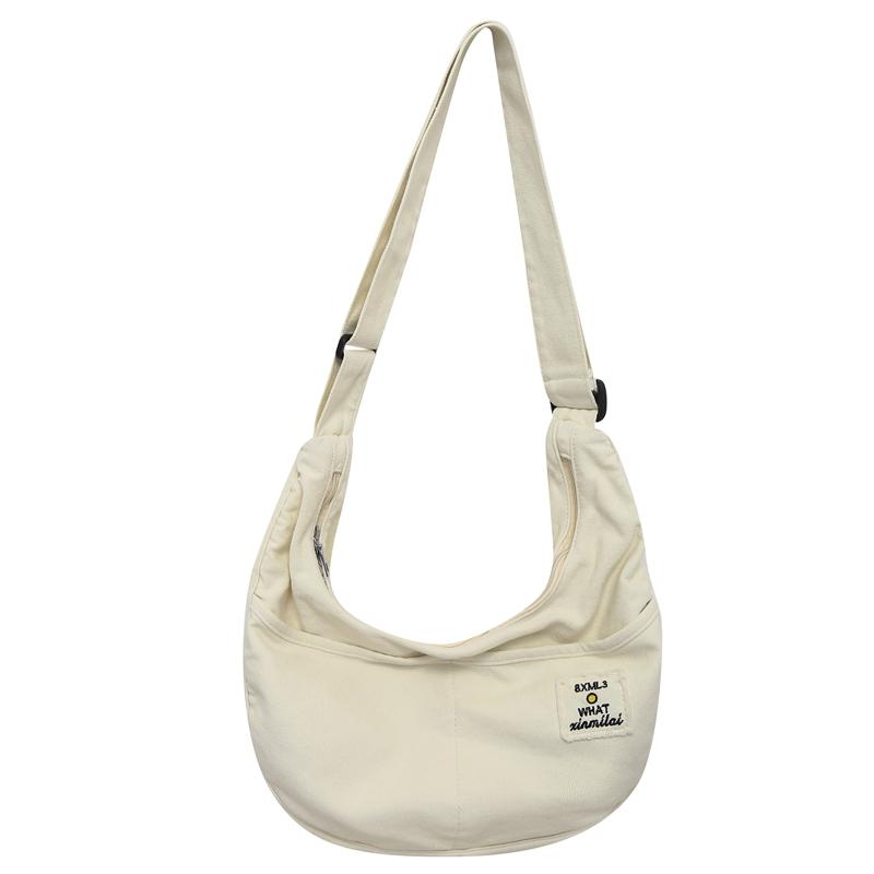 Nowa modna damska torba na ramię mężczyźni kobieta jednokolorowa płócienna torba na zakupy o dużej pojemności torba podróżna typu Crossbody torba podróżna