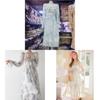 French Floral Dress Summer Dress With Recycled Cellulose Fabric For Elegant Vacation Wear
