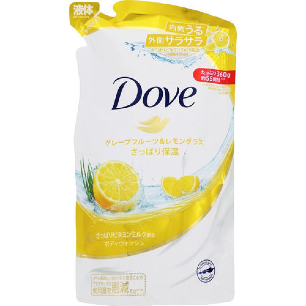 

Dove Гель для душа с грейпфрутом и лемонграссом, сменный блок 360г