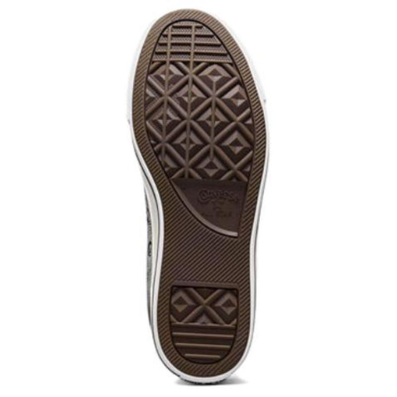 Converse Leather Comfortable and Versatile Shock-absorbing and Wear-resistant High-top Board Shoes Unisex Black and Blue