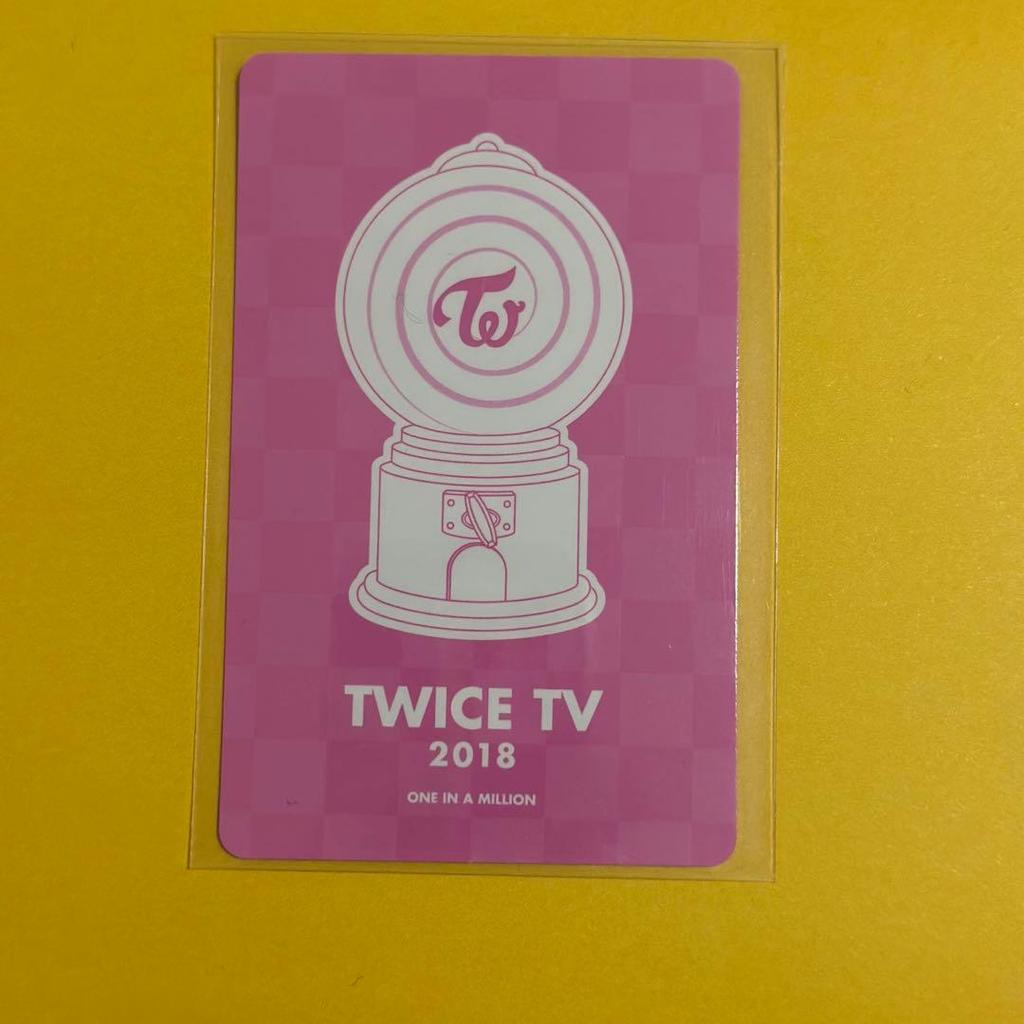 [USED] TWICE Nayeon TWICE TV 2018 trading card