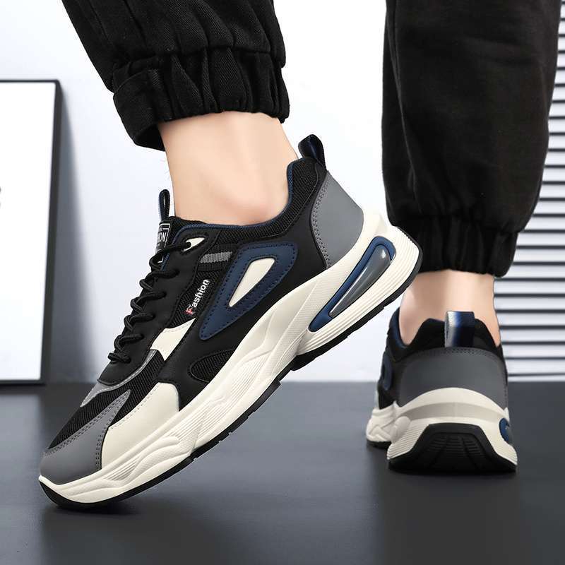 

New summer men s mesh breathable sports shoes comfortable platform air cushion running shoes casual shoes 39