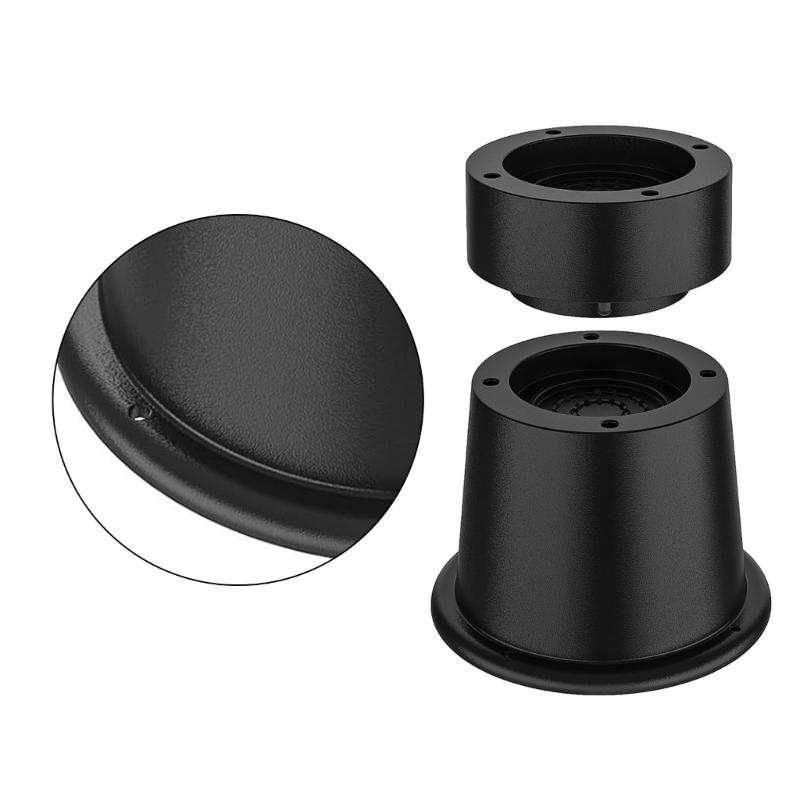 Set of 9 Sturdy Rubber Bed Risers 2Inch Thick Leg Extenders Accessory for Desk Chair Sofa Storage Solution Use