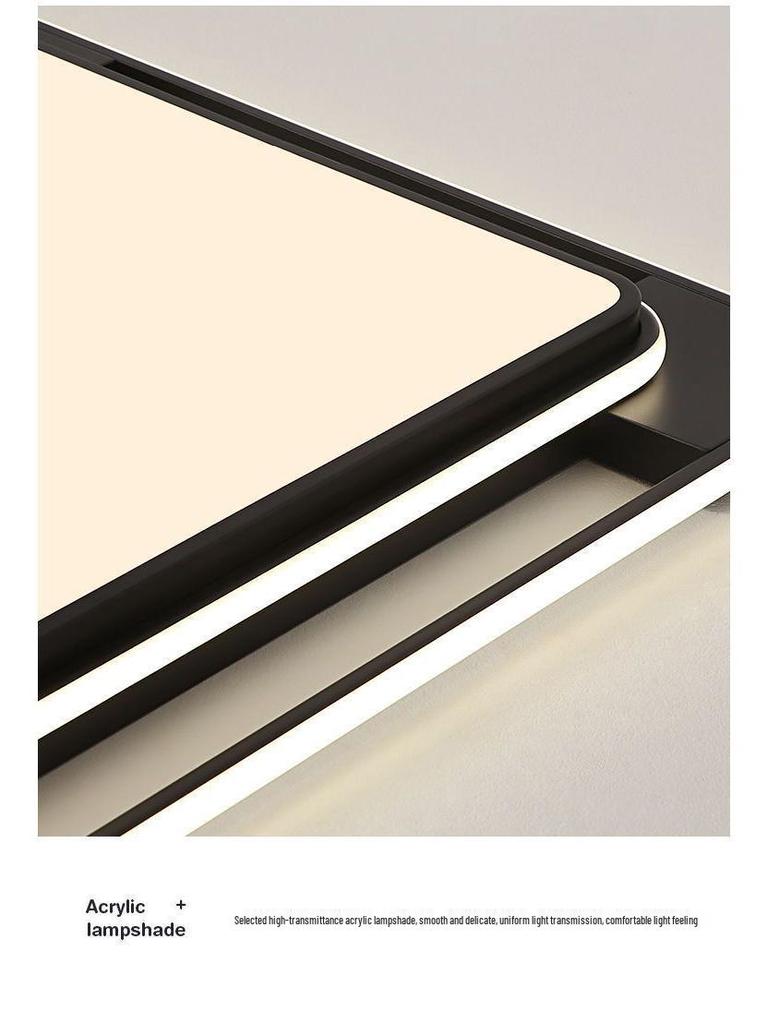 Modern Minimalist LED Rectangular Ceiling Light for Living Room, Hall, Bedroom, and Restaurant